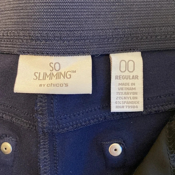 Chicos Navy Blue Pants - Picture 8 of 10